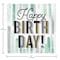 Creative Converting Minted Milestone Chocolate Chip Mint 'Happy Birthday' Napkins, 192PK 372545 - alternate 2